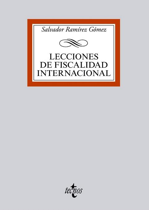 LECCIONES DE FISCALIDAD INTERNACIONAL | 9788430962747 | RAMÍREZ GÓMEZ, SALVADOR