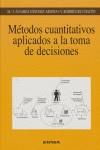 MÉTODOS CUANTITATIVOS APLICADOS A LA TOMA DE DECISIONES | 9788431323646 | ÁLVAREZ SÁNCHEZ-ARJONA, MARÍA JESÚS / RODRÍGUEZ CHACÓN, VICTORIA