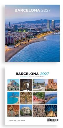 CALENDARI 2027 SOBRETAULA (14X15 CM) BARCELONA-1 | 8424455270535