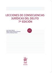 LECCIONES DE CONSECUENCIAS JURÍDICAS DEL DELITO 7ª EDICIÓN | 9788411696579 | BOLDOVA PASAMAR, MIGUEL ÁNGEL / ALASTUEY DOBÓN, M.ª CARMEN / GARCÍA MARTÍN, LUIS