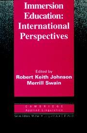 IMMERSION EDUCATION | 9780521586559 | JOHNSON, ROBERT KEITH / SWAIN, MERRILL