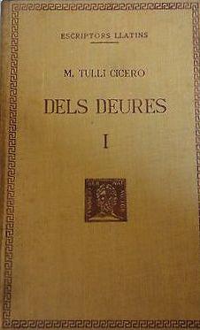 DELS DEURES  I | 9788498591675 | CICERO, MARC TUL·LI