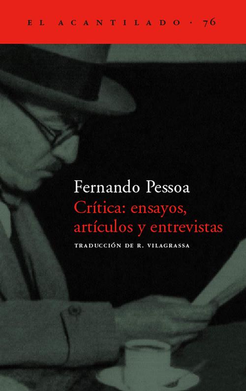 CRÍTICA : ENSAYOS, ARTÍCULOS Y ENTREVISTAS | 9788496136267 | PESSOA, FERNANDO