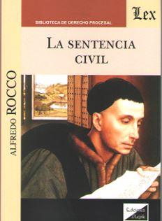 SENTENCIA CIVIL, LA | 9789563921533 | ROCCO, ALFREDO