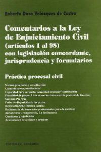 COMENTARIOS A LA L.E.C.(ART.1-98) | 9788484447016 | DAZA VELAZQUEZ DE CASTRO, ROBERTO
