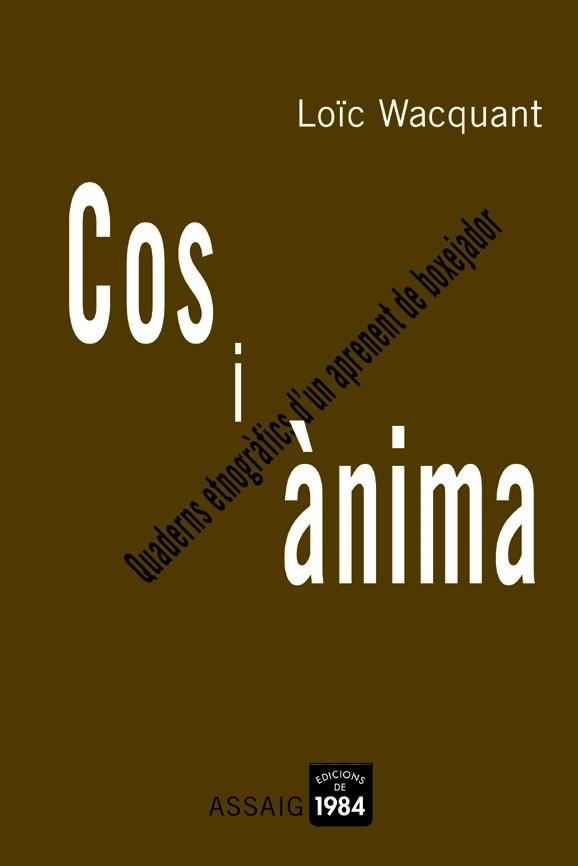 COS I ANIMA | 9788496061361 | WACQUANT, LOIC