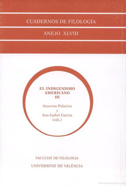 INDIGENISMO AMERICANO (III), EL | 9788437053363 | VARIOS AUTORES