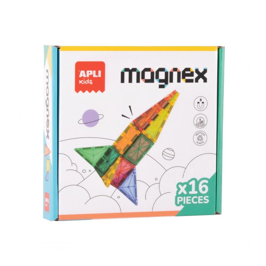 JUEGO DE CONSTRUCCIÓN MAGNÉTICO MAGNEX 16 PIEZAS | 8410782194194