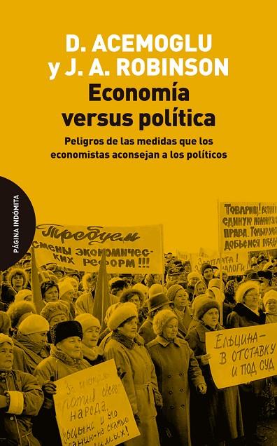 ECONOMÍA VERSUS POLÍTICA | 9788412818796 | ACEMOGLU, DARON / ROBINSON, JAMES A.