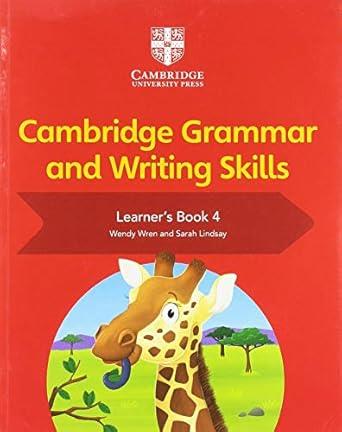 CAMBRIDGE GRAMMAR AND WRITING SKILLS. LEARNER'S BOOK 4 | 9781108730624
