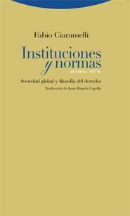 INSTITUCIONES Y NORMAS | 9788498790658 | CIARAMELLI, FABIO
