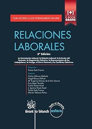 RELACIONES LABORALES | 9788490538678 | SALA FRANCO, TOMÁS