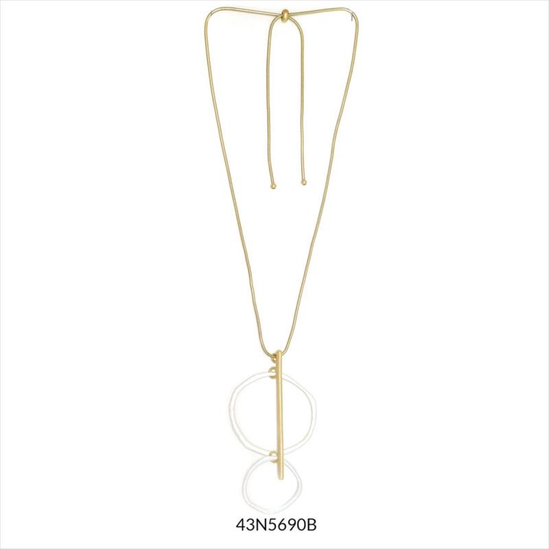COLLAR LLARG OLWEN DAURAT AROS PLATA | 43N5690B