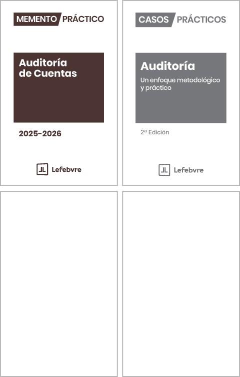 PACK MEMENTO AUDITORIA DE CUENTAS Y CASOS PRACTICOS AUDITORIA 2 VOLS | 9791387732998 | LEFEBVRE-EL DERECHO