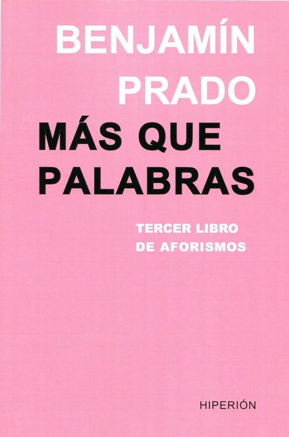 MÁS QUE PALABRAS | 9788490020593 | PRADO CASAS, BENJAMÍN