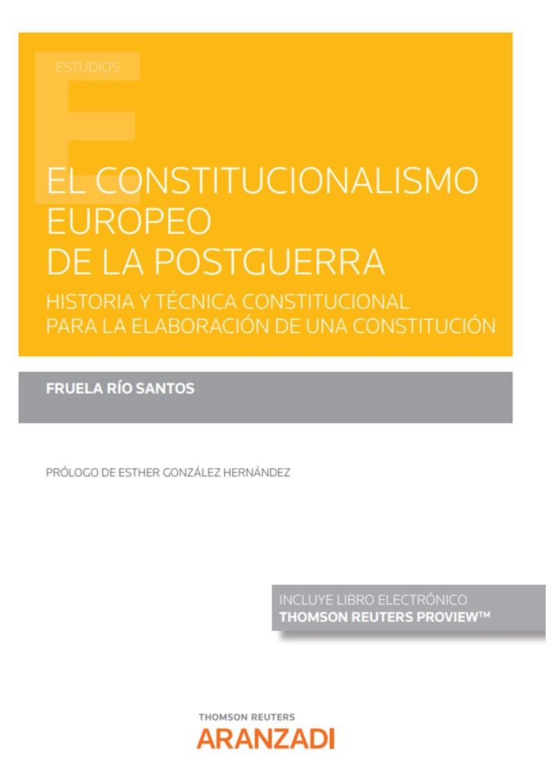 CONSTITUCIONALISMO EUROPEO DE LA POSTGUERRA | 9788411244237 | RIO SANTOS FRUELA