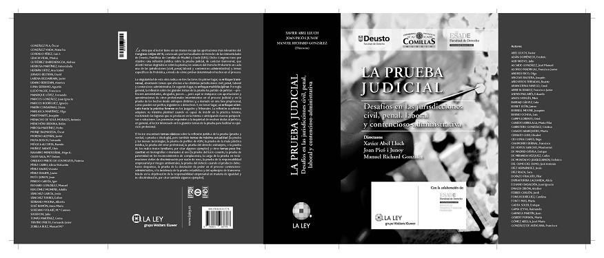 PRUEBA JUDICIAL, LA | 9788481267778 | ABEL LLUCH, XAVIER