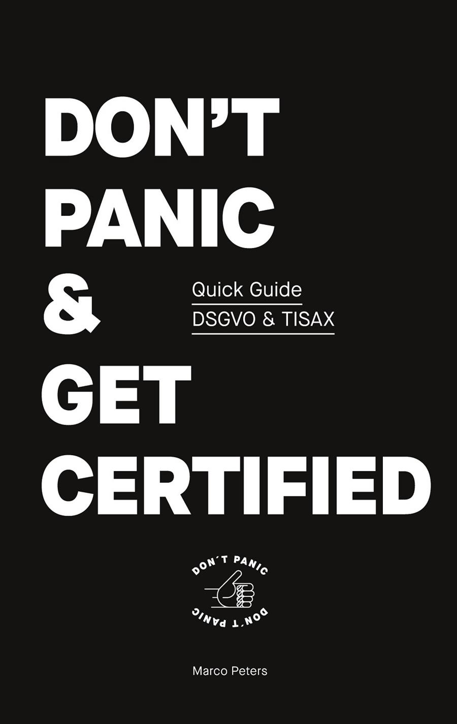 DON´T PANIC AND GET CERTIFIED | 9783751904759 | PETERS, MARCO