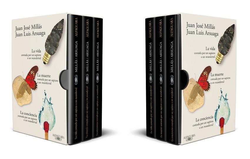 ESTUCHE LA VIDA, LA MUERTE Y LA CONCIENCIA CONTADAS POR UN SAPIENS A UN NEANDERTAL | 9788410299252 | MILLÁS, JUAN JOSÉ / ARSUAGA, JUAN LUIS