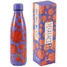 AMPOLLA TERMICA 500 ML. BASKETBALL INOX | 8053634008579