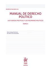 MANUAL DE DERECHO POLÍTICO. TOMO II | 9788491909231 | VERDUGO MAINKOVIC, MARIO