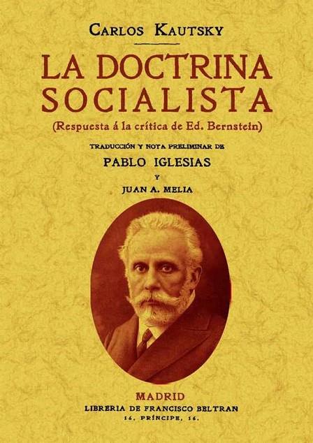 DOCTRINA SOCIALISTA, LA | 9788490012277 | KAUTSKY, KARL