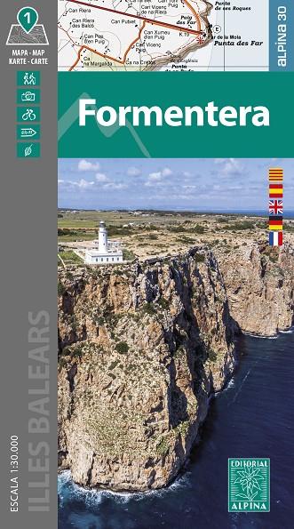FORMENTERA : MAPA-GUIA [2025] | 9788470111662