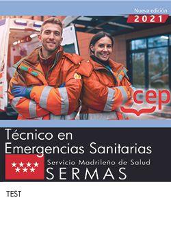 TÉCNICO EN EMERGENCIAS SANITARIAS. SERVICIO MADRILEÑO DE SALUD (SERMAS). TEST | 9788418815386