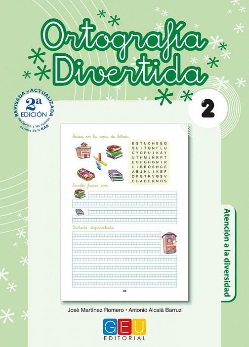 ORTOGRAFÍA DIVERTIDA 2 | 9788499155357 | MARTÍNEZ ROMERO, JOSÉ