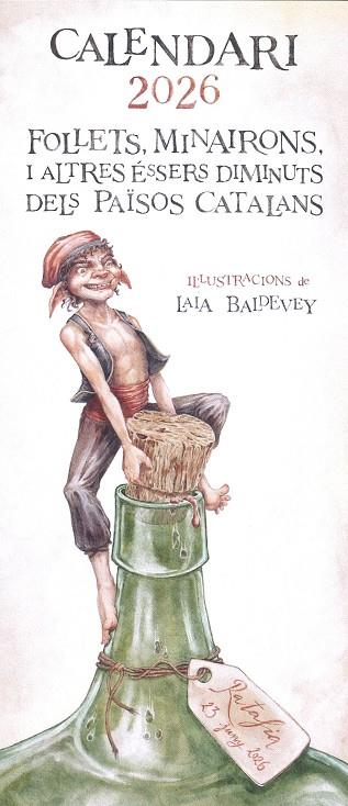 CALENDARI MITOLOGIA CATALANA 2026 - FOLLETS I MINAIRIONS | 8415001049378