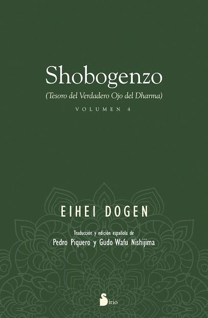 SHOBOGENZO VOLUMEN 4 | 9788416579358 | DOGEN, EIHEI