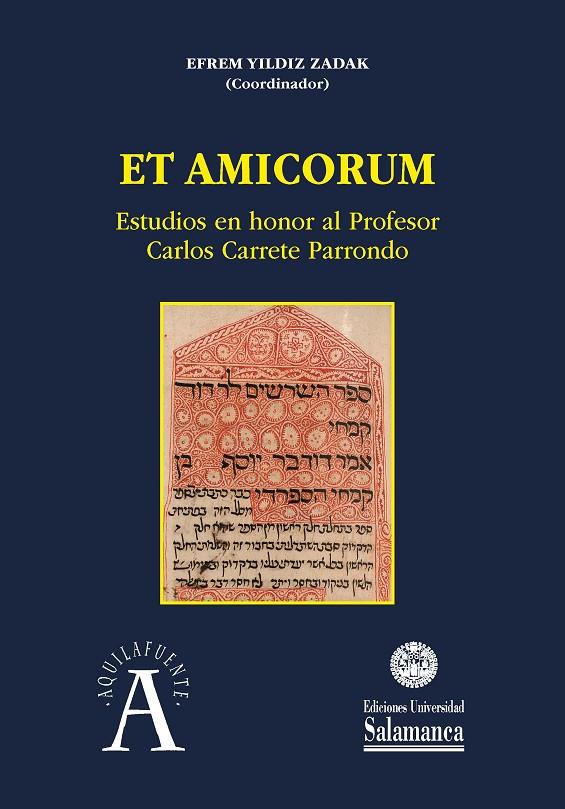 ET AMICORUM ESTUDIOS EN HONOR AL PROFESOR CARLOS CARRETE PARRONDO | 9788413111452