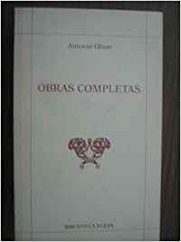 OBRAS COMPLETAS DE OLIVER | 9788470301810 | OLIVER, ANTONIO