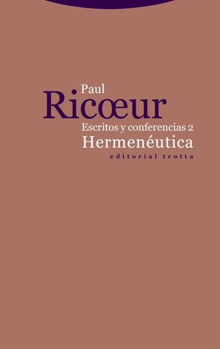 HERMENÉUTICA | 9788498797053 | RICOEUR, PAUL