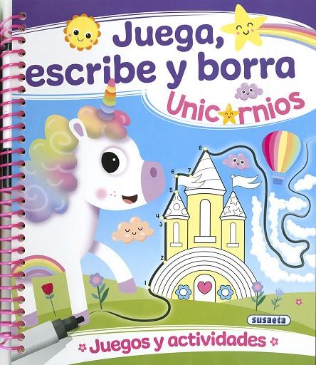JUEGA, ESCRIBE Y BORRA. UNICORNIOS | 9788467792409 | EDICIONES, SUSAETA
