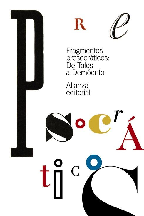 FRAGMENTOS PRESOCRÁTICOS | 9788491042204 | DIVERSOS AUTORS