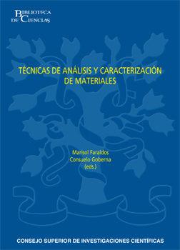 TÉCNICAS DE ANÁLISIS Y CARACTERIZACIÓN DE MATERIALES (2ª EDICIÓN REVISADA Y AUMENTADA) | 9788400094362