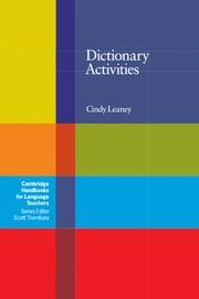 DICTIONARY ACTIVITIES | 9780521690409 | LEANEY, CINDY