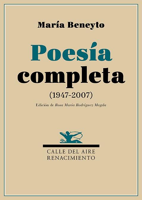 POESÍA COMPLETA (MARÍA BENEYTO) | 9791387939472 | BENEYTO, MARIA