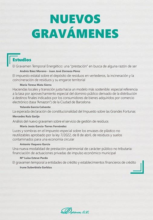 NUEVOS GRAVAMENES MONOGRÁFICO NUEVA FISCALIDAD 2024 | 9788410700673