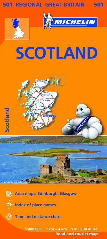 SCOTLAND : MAPA 501 | 9782067183216 | MICHELIN