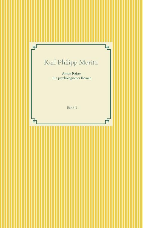 ANTON REISER - EIN PSYCHOLOGISCHER ROMAN | 9783746078373 | MORITZ, KARL PHILIPP