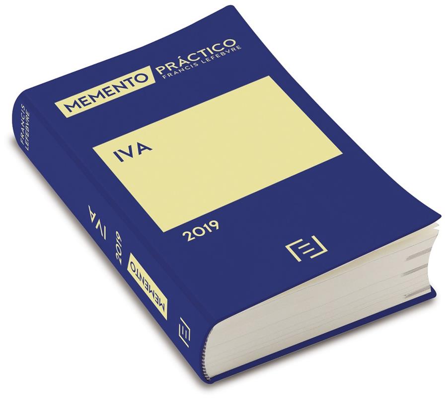 MEMENTO PRACTICO IVA 2019 | 9788417794040 | LEFEBVRE, FRANCIS