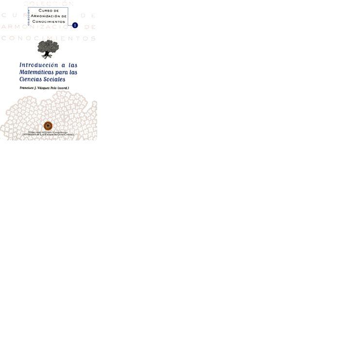 INTRODUCCIÓN A LAS MATEMÁTICAS PARA LAS CIENCIAS SOCIALES | 9788495792457 | VÁZQUEZ POLO, FRANCISCO J.