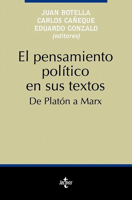 PENSAMIENTO POLÍTICO EN SUS TEXTOS, EL | 9788430925223 | VV AA