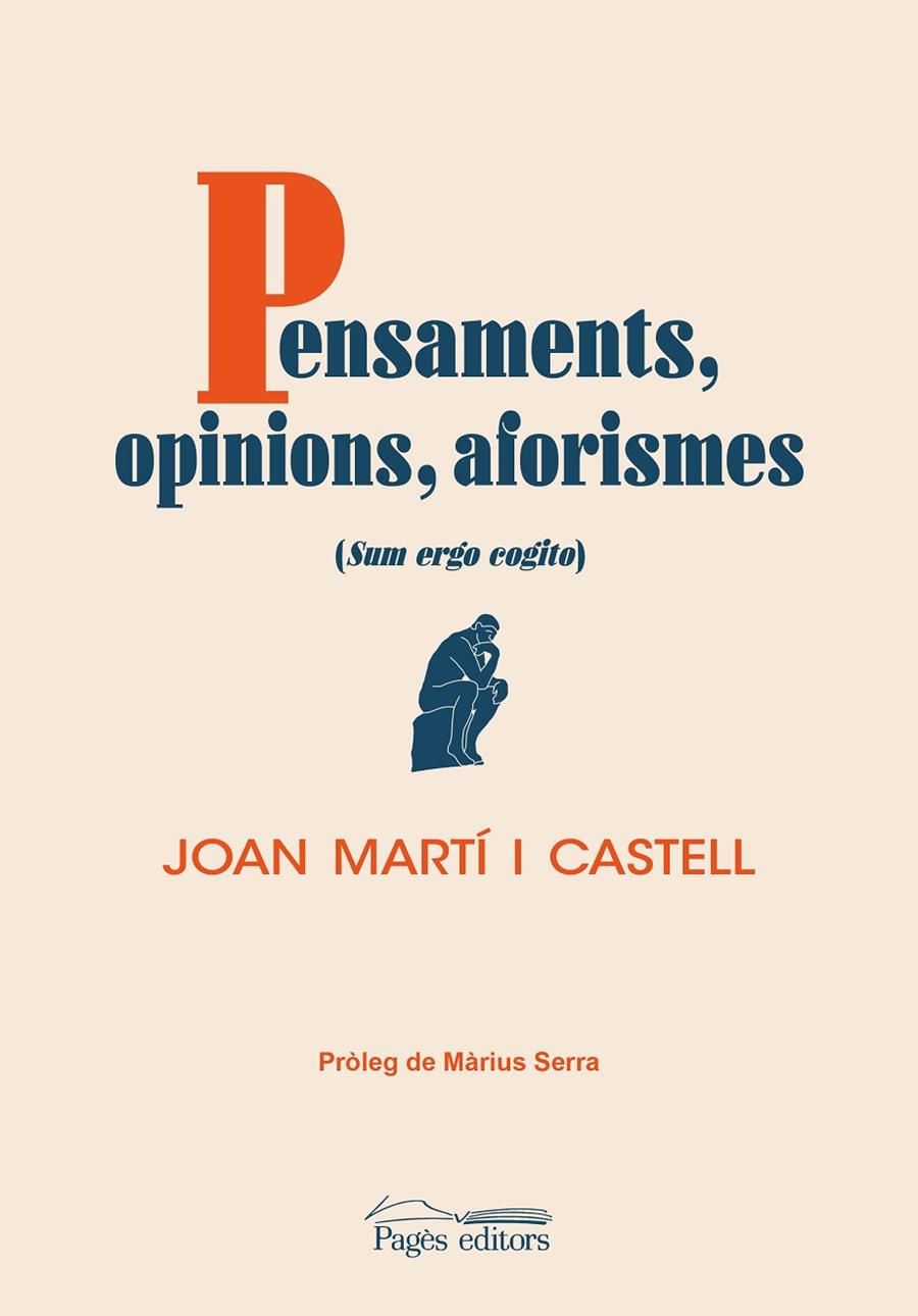 PENSAMENTS, OPINIONS, AFORISMES | 9788413033860 | MARTÍ I CASTELL, JOAN
