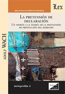 PRETENSION DE DECLARACION, LA | 9789564071084 | WACH, ADOLF