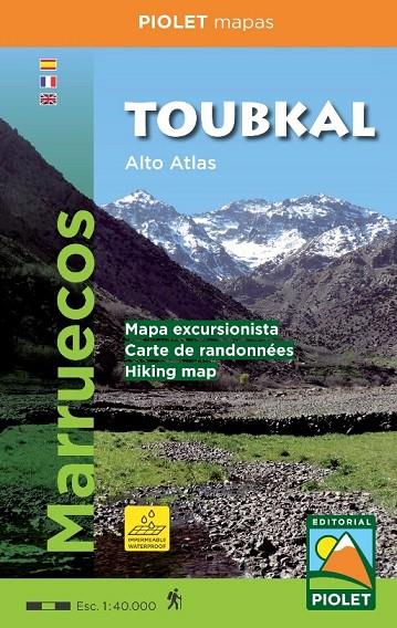 TOUBKAL. ALTO ATLAS 1:40.000 | 9788494708022 | EDITORIAL PIOLET