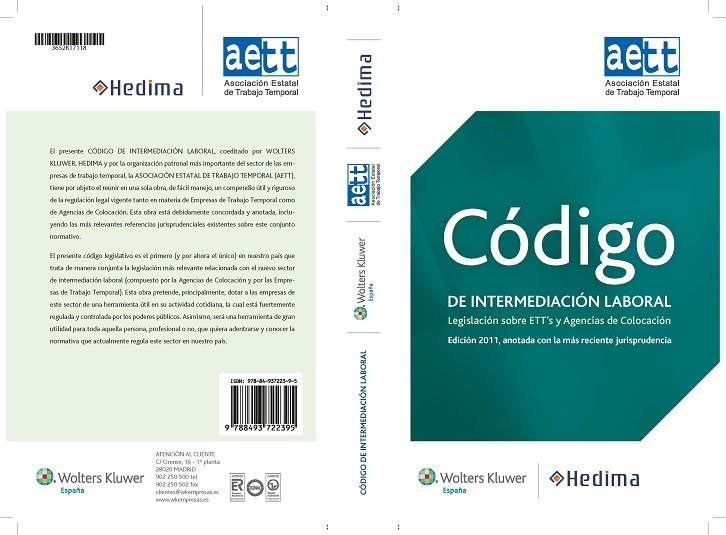 CODIGO DE INTERMEDIACION LABORAL | 9788493722395 | ALDEREGUIA FERNANDEZ DE MESA, ALVARO