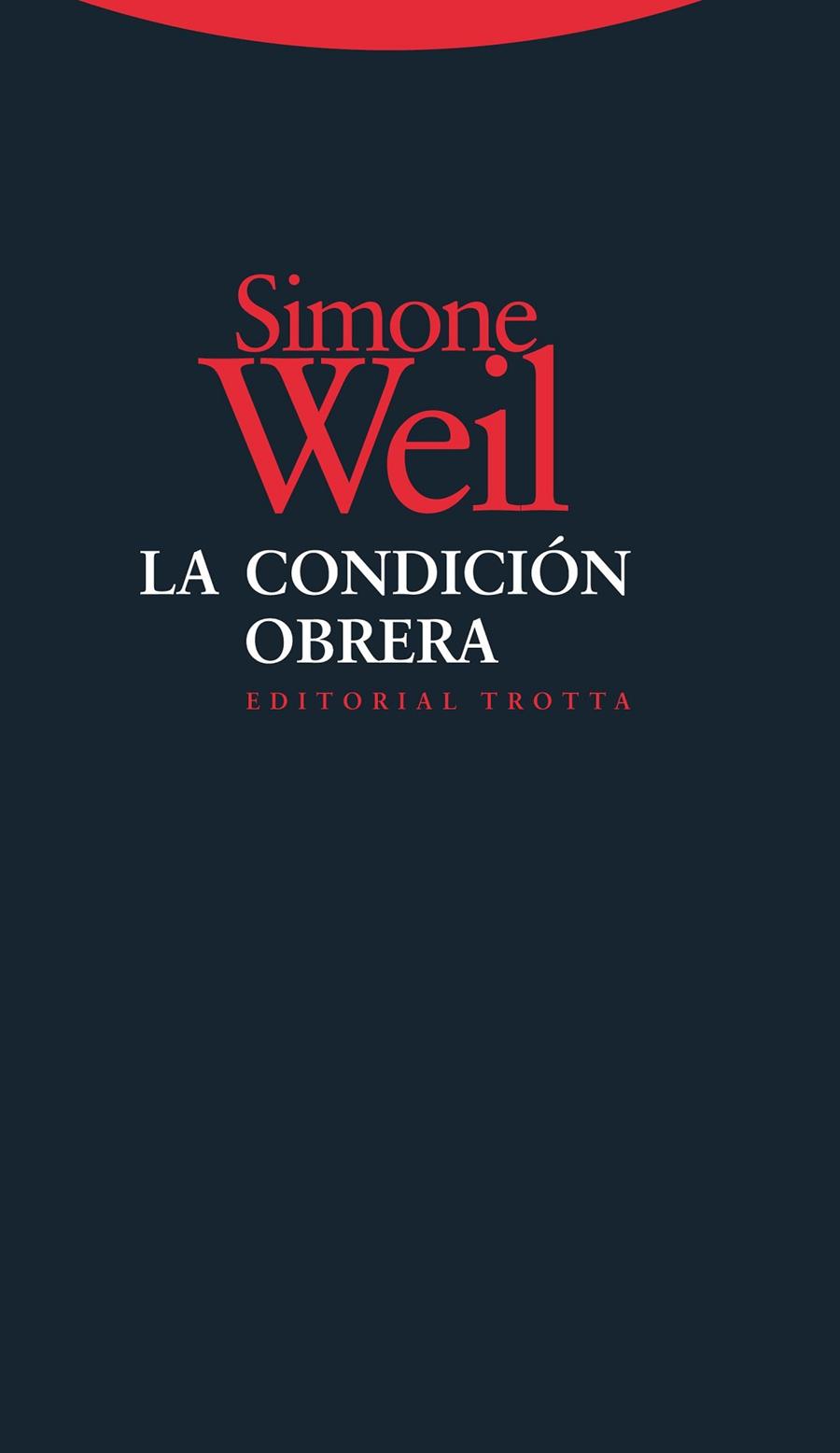 CONDICION OBRERA, LA | 9788498794687 | WEIL, SIMONE